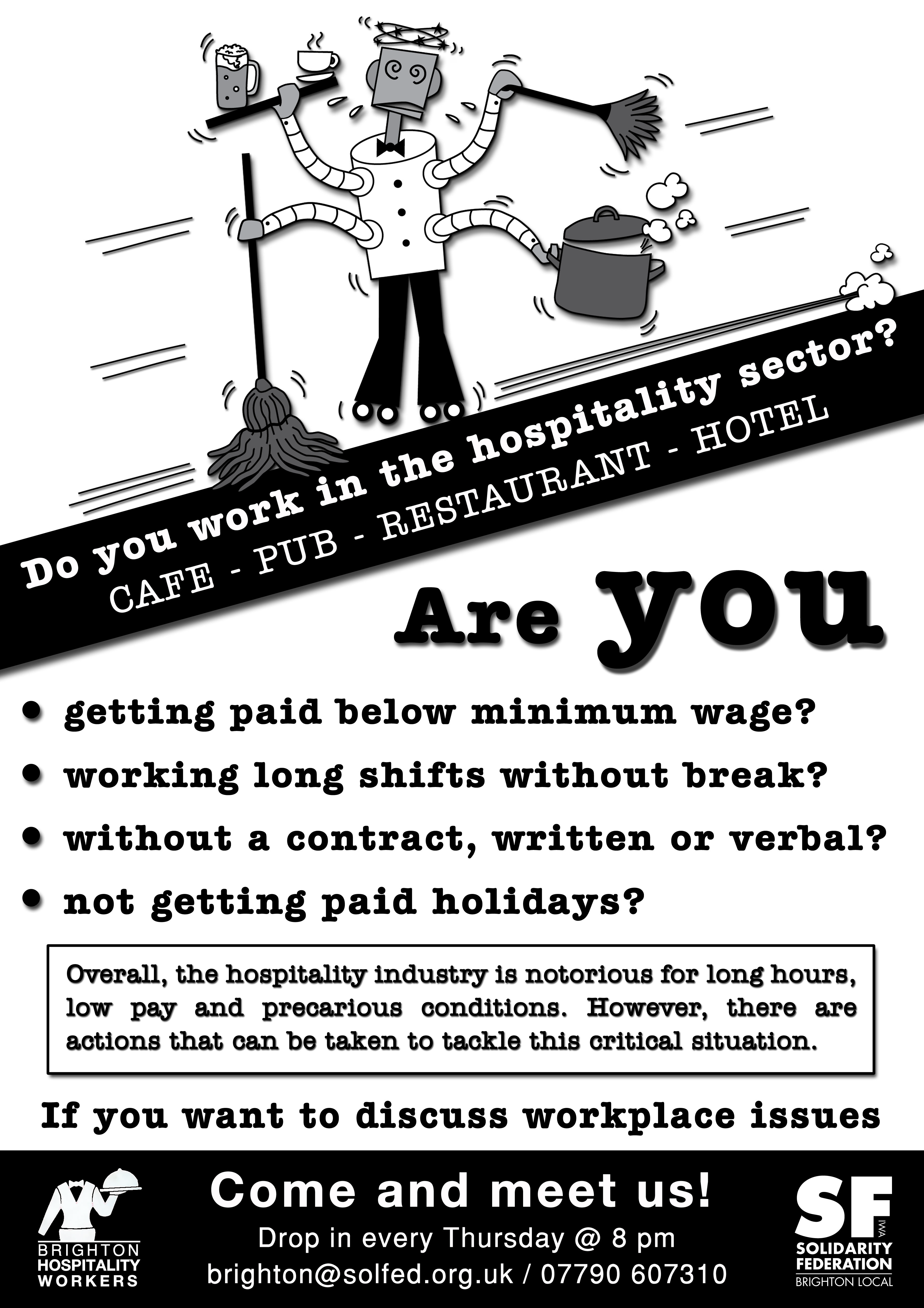 Do you work in the hospitality sector?