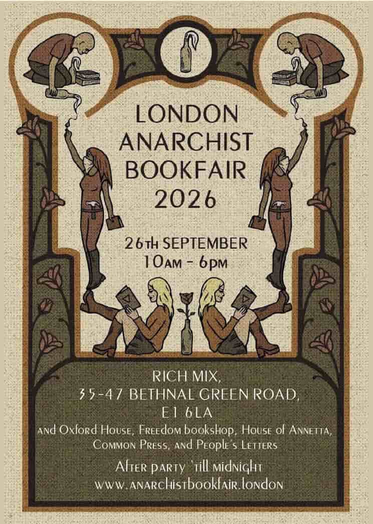 London Anarchist Bookfair 2026