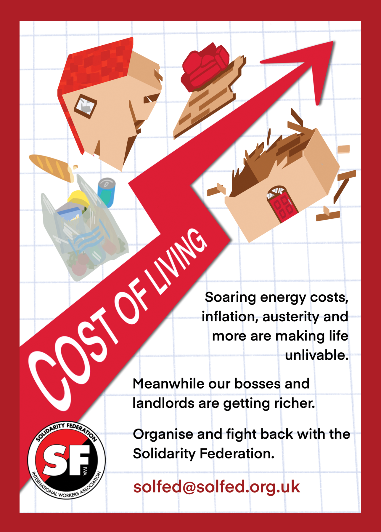 Cost of living - Organise and fight back with the Solidarity Federation