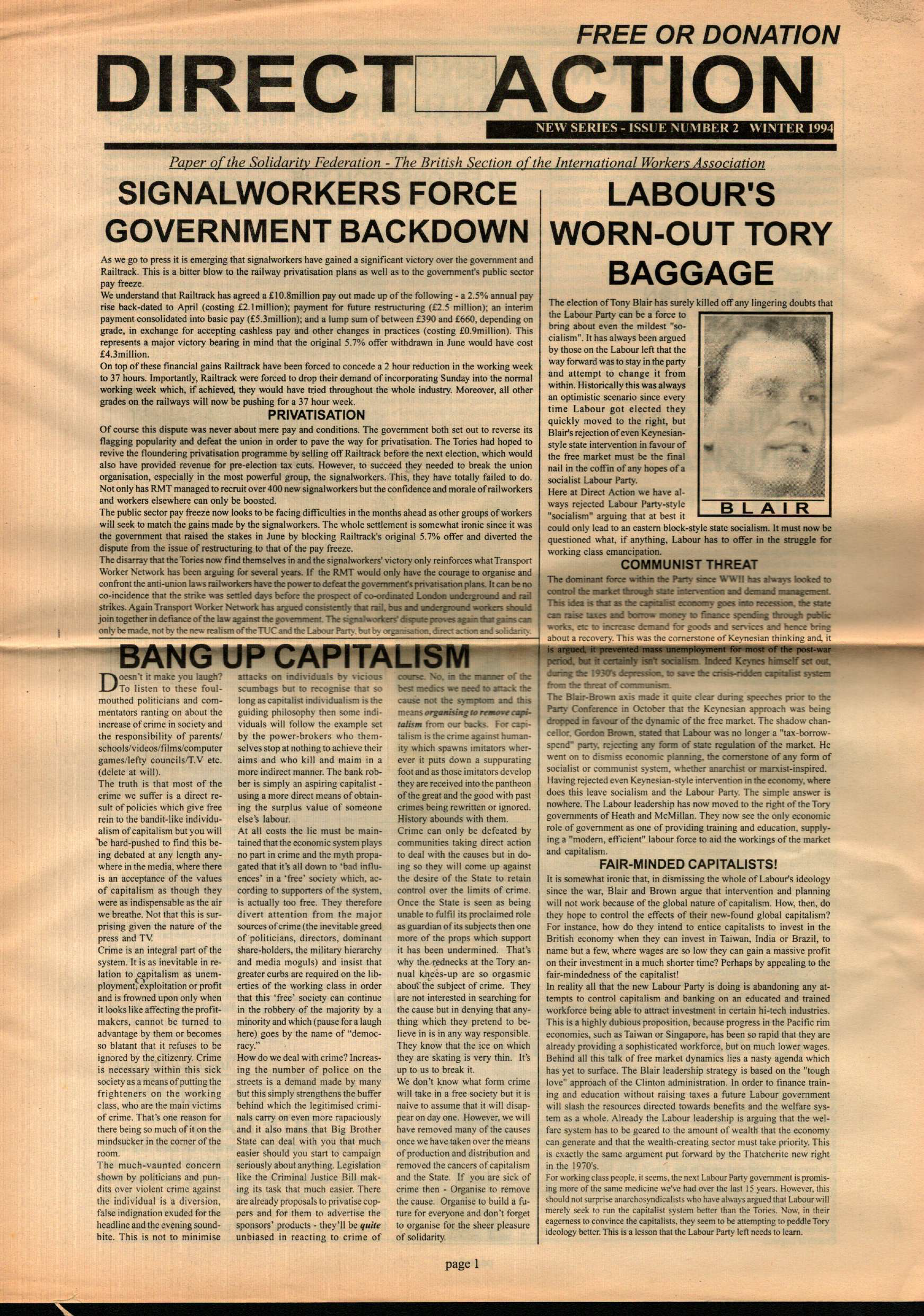 Direct Action #2 (Winter 1994)