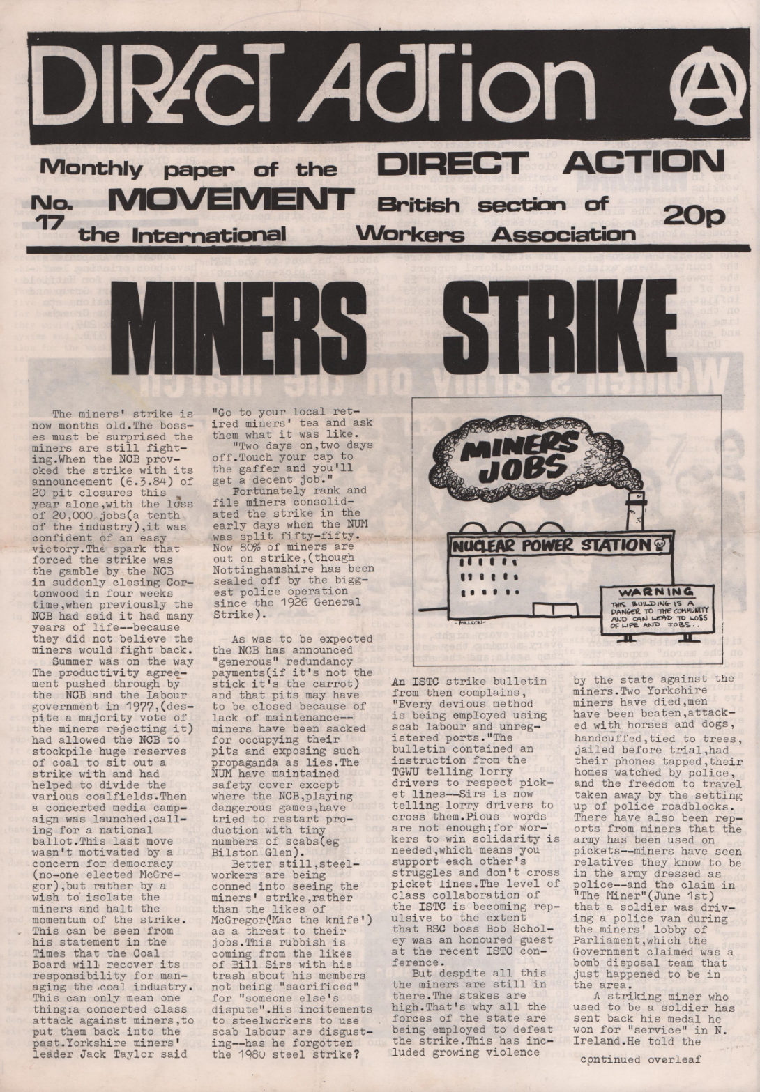 Direct Action #17 (August 1984)