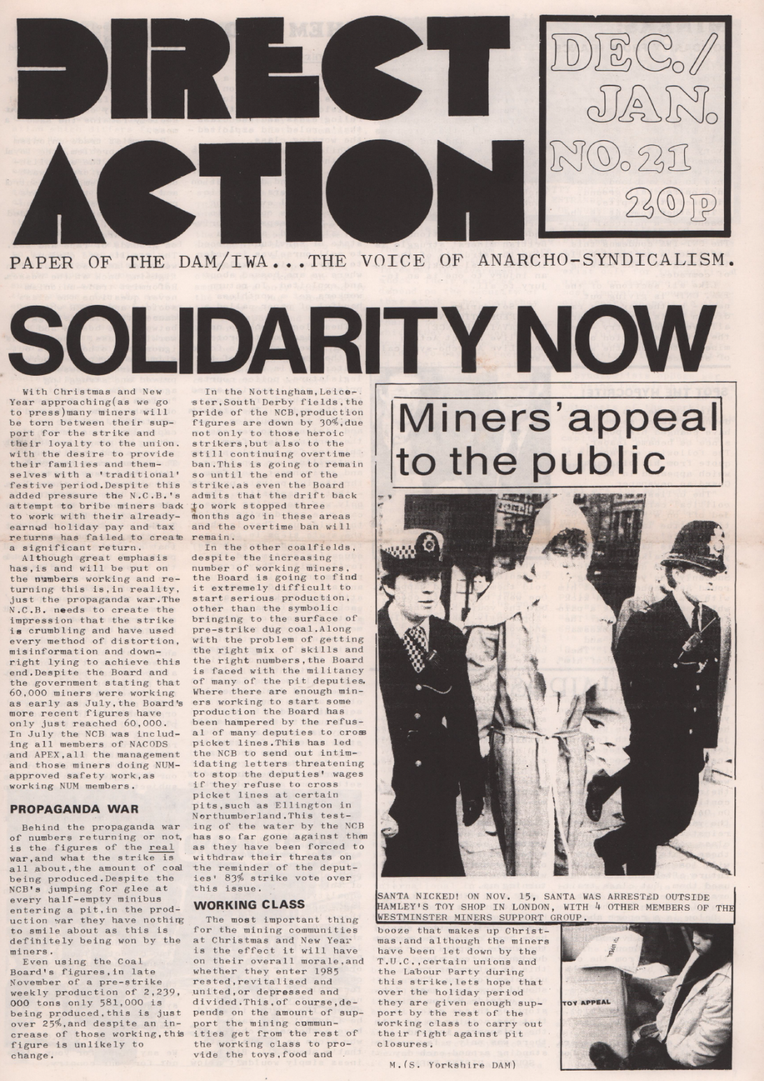 Direct Action #21 (December 1984-January 1985)
