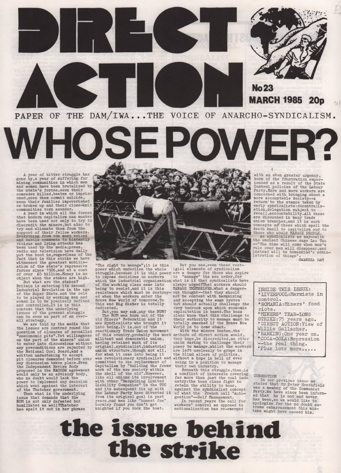 Direct Action #23 (March 1985)