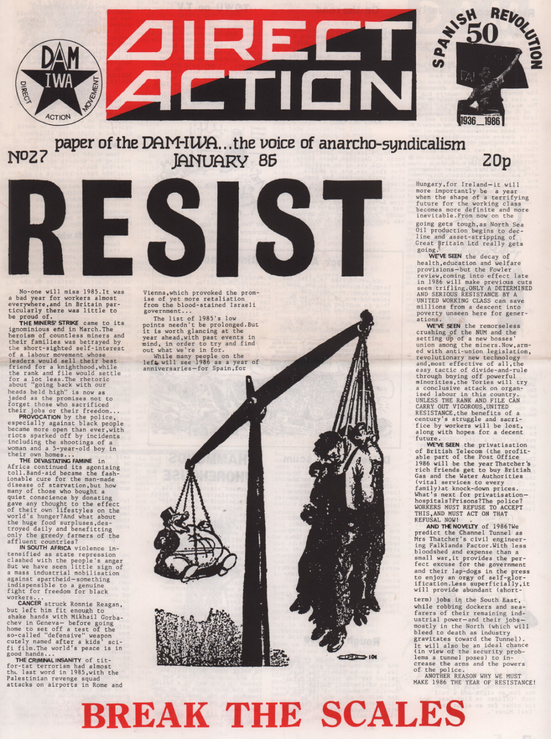 Direct Action #27 (January 1986)