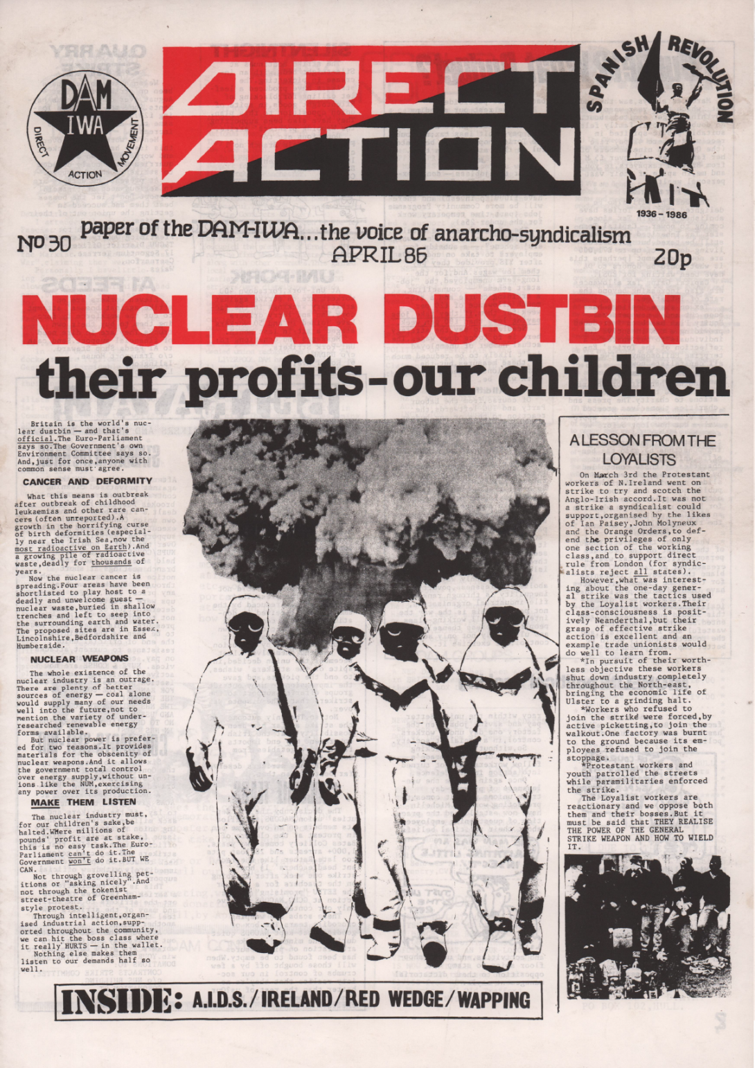 Direct Action #30 (April 1986)