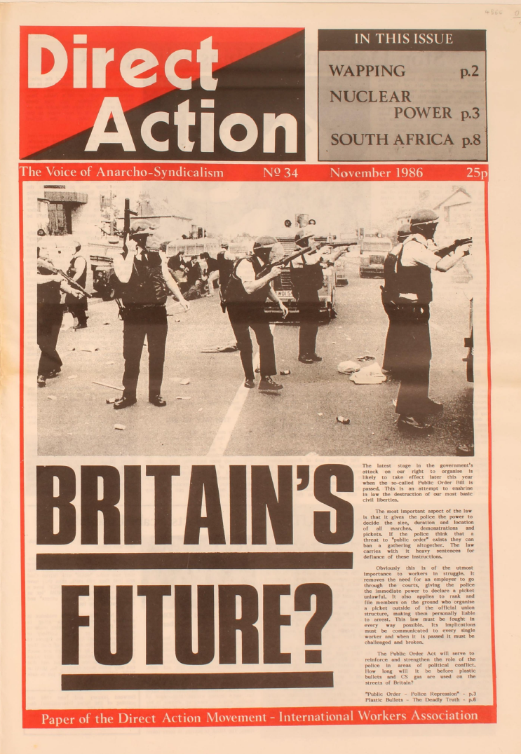 Direct Action #34 (November 1986)