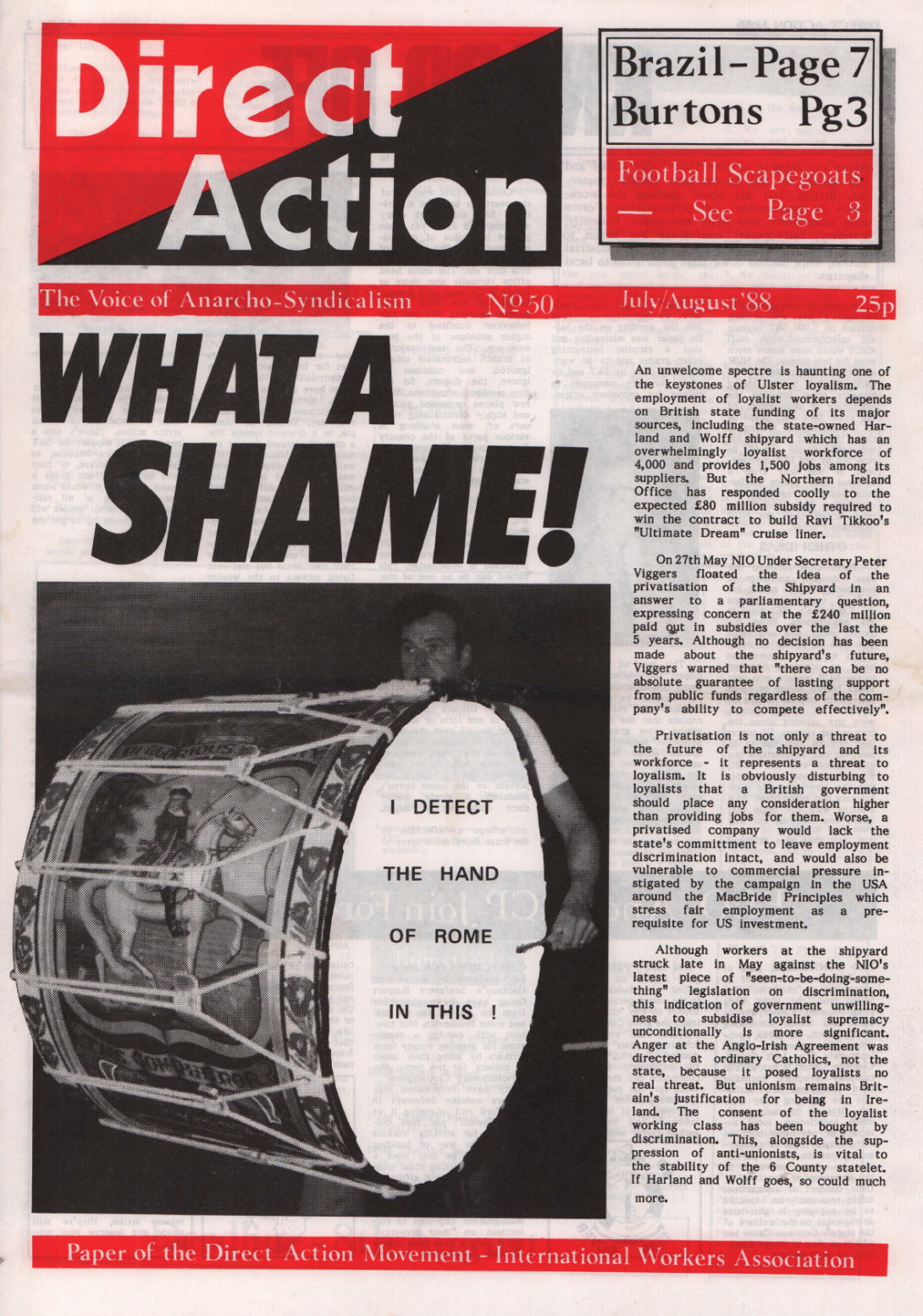 Direct Action #50 (July-August 1988)