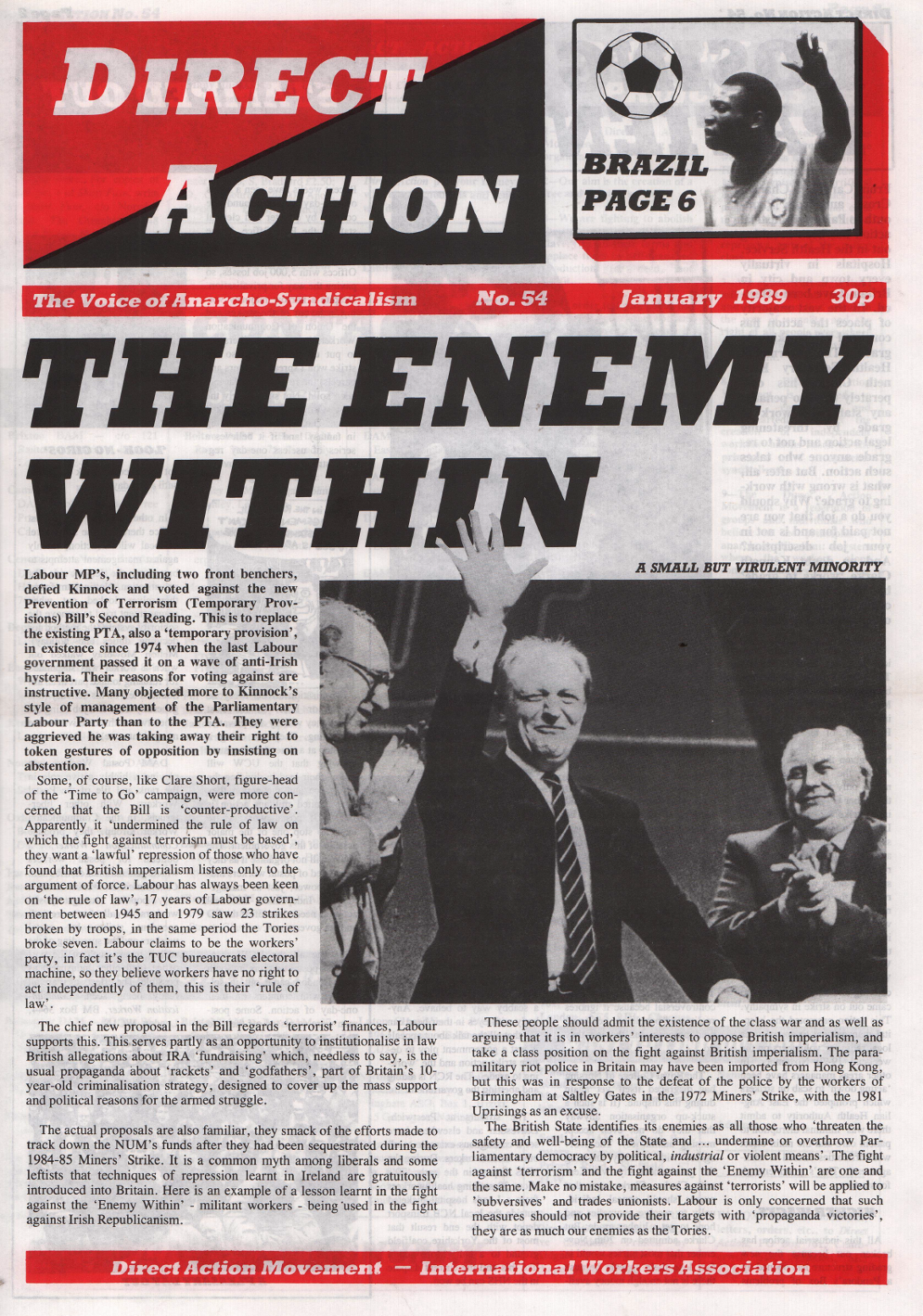 Direct Action #54 (January 1989)