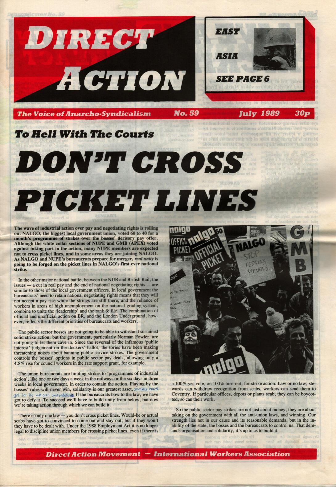 Direct Action #59 (July 1989)