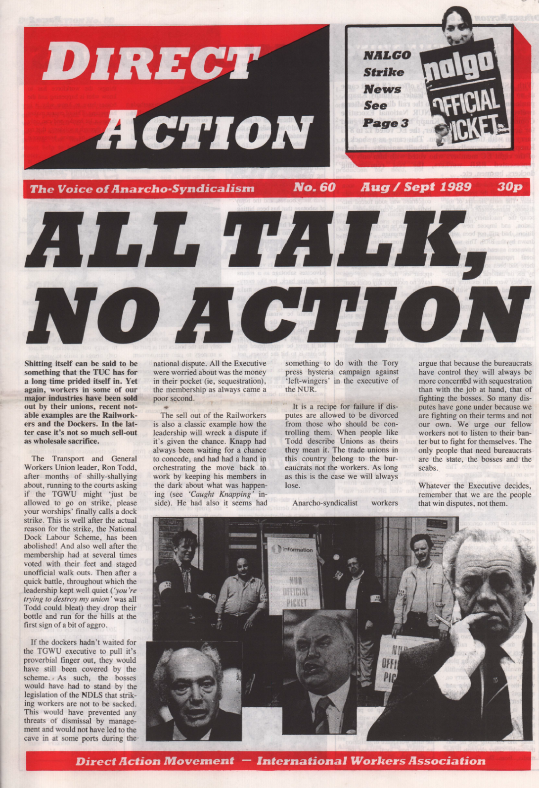 Direct Action #60 (August-September 1989)
