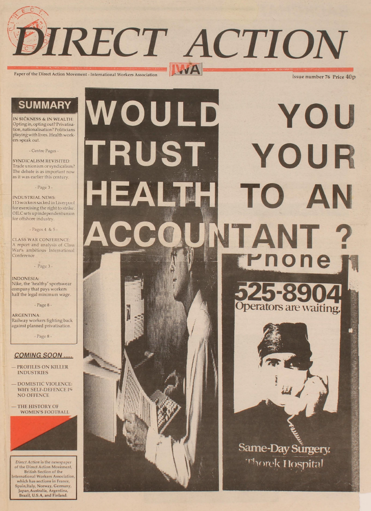 Direct Action #76 (October 1991)