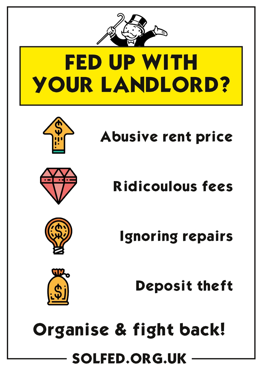 Fed up with your landlord? Organise and fight back!